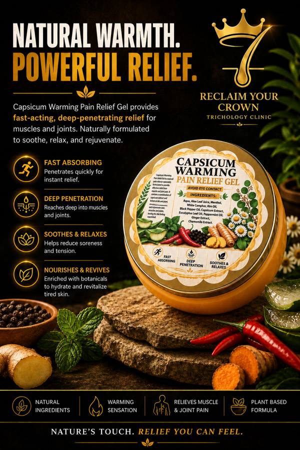 CAPSICUM WARMING PAIN RELIEF GEL- 5oz