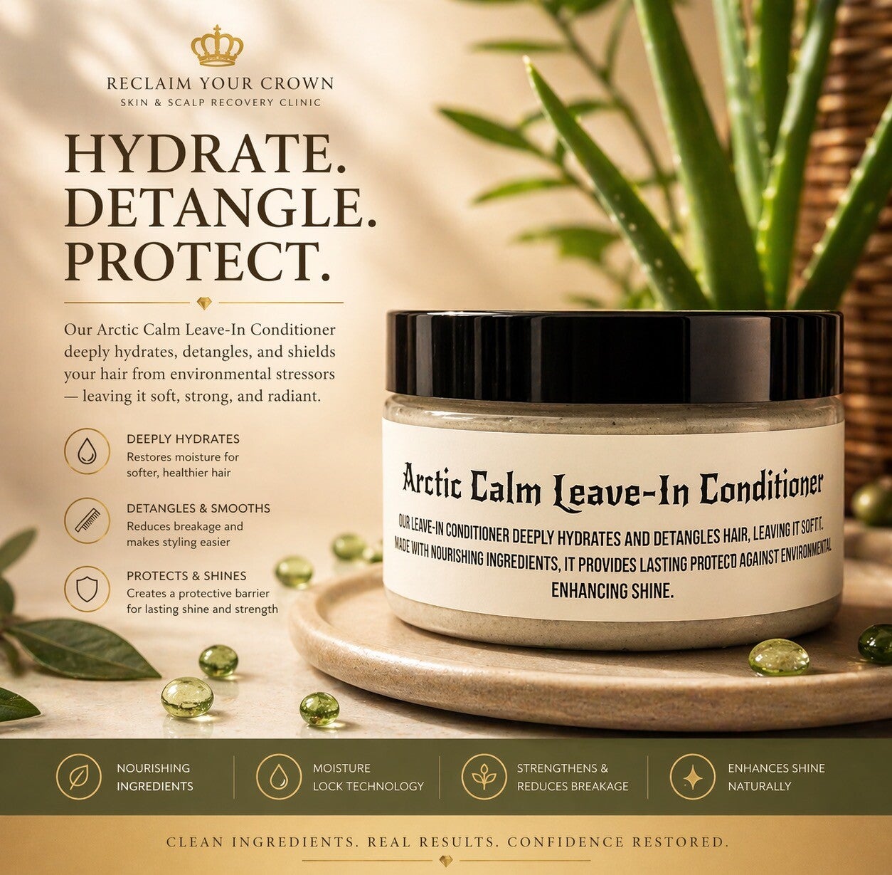 Arctic Calm Leave-In Conditioner- 8oz