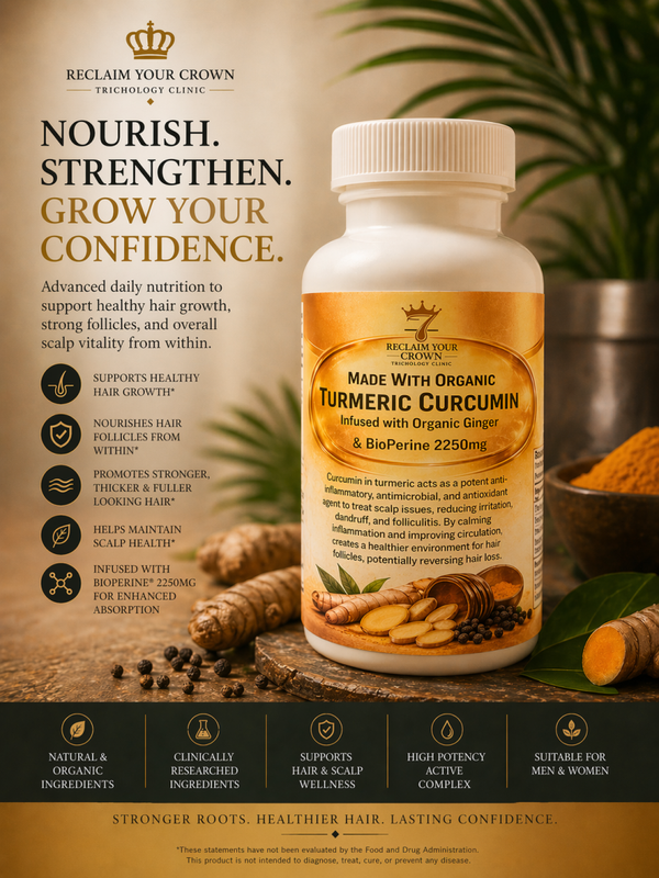 Turmeric Curcumin, infused with organic ginger and BioPerine