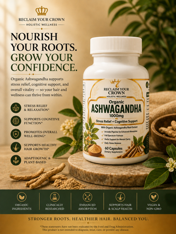 Organic Ashwangandha - Stress relief + Cognitive Support