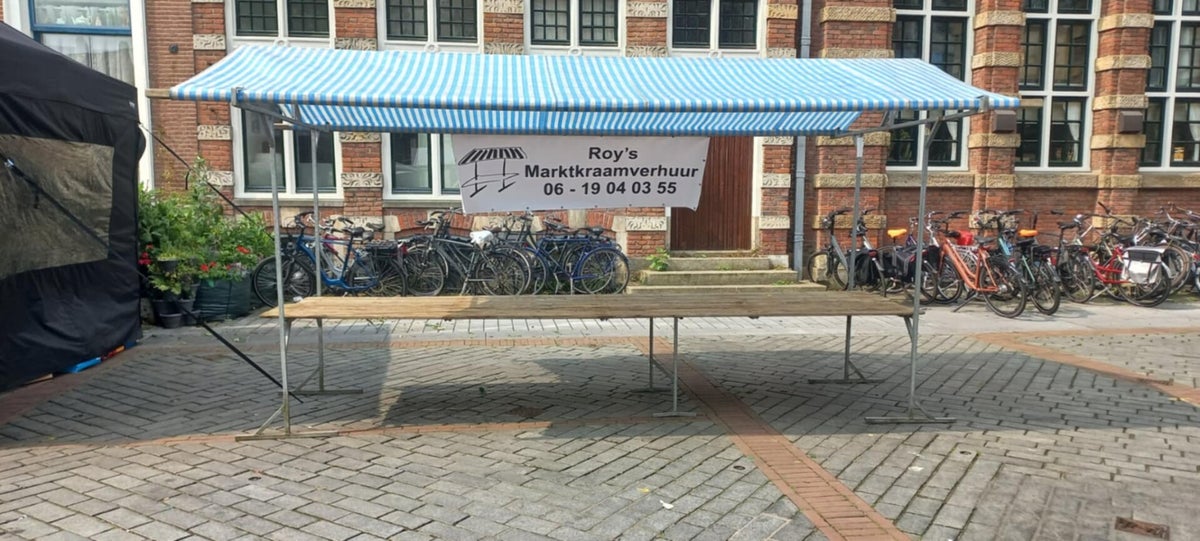 4 meter kramen / Marktkramen Assortiment | roy's marktkraamverhuur