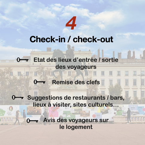 check-in check-out en présentiel, suggestions avis