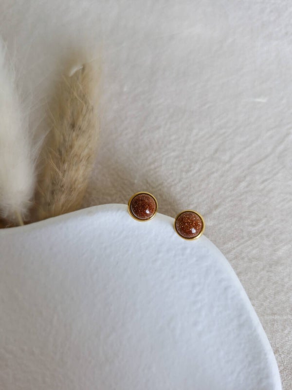 Boucles d'oreilles Eden Goldstone