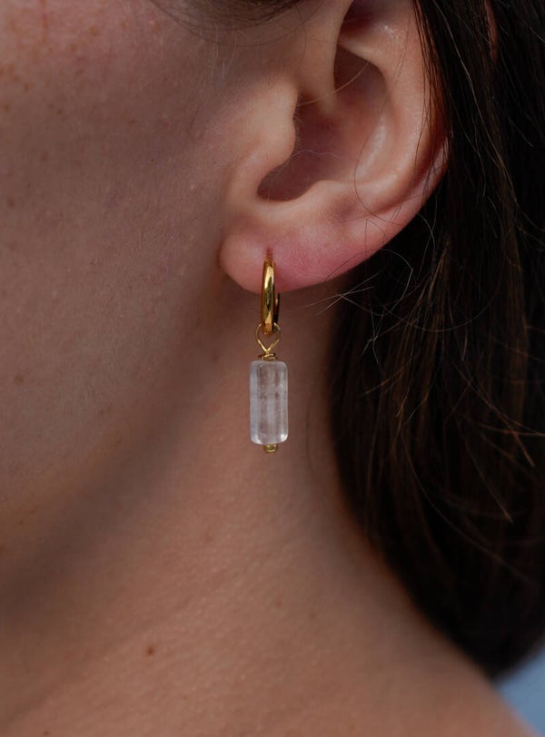 Boucles d'oreilles Elisa Cristal de Roche