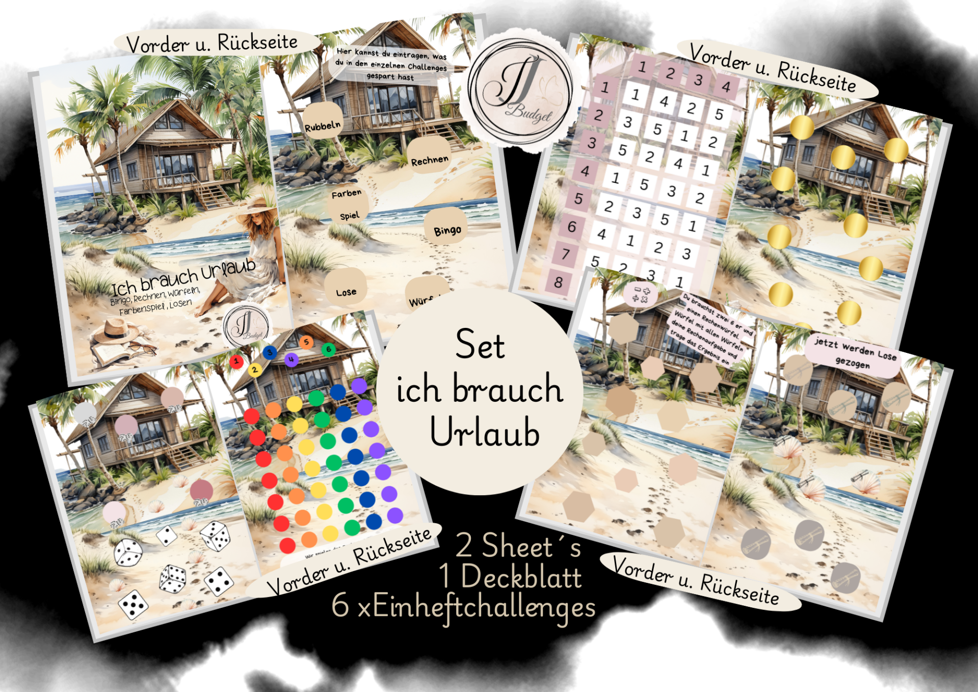 Set -  Ich brauch Urlaub