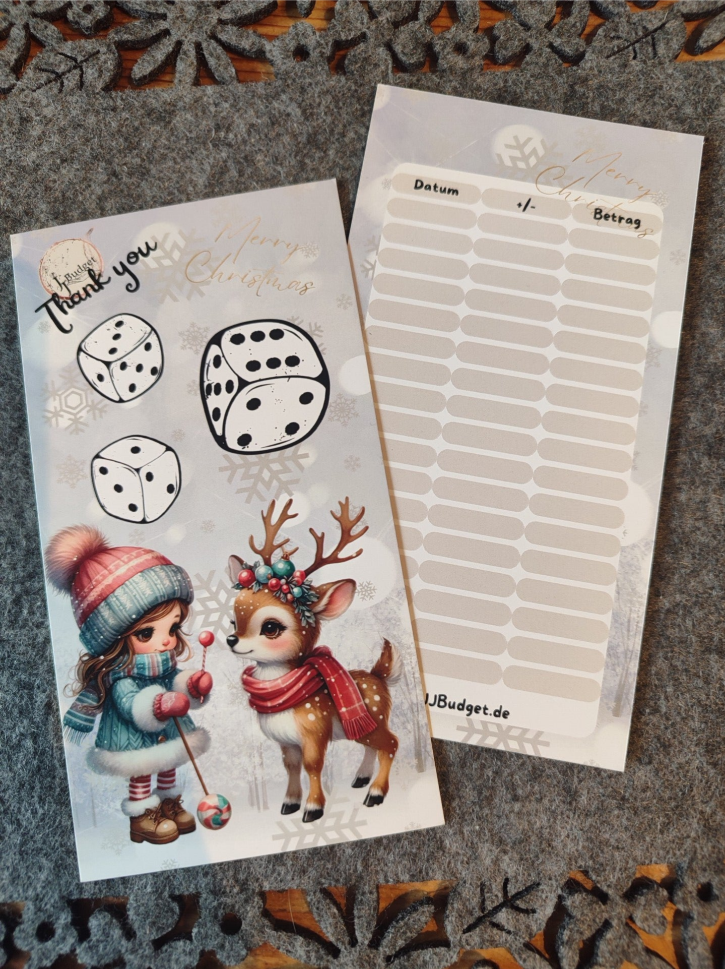 Thank you - Hirsch mit Mädchen