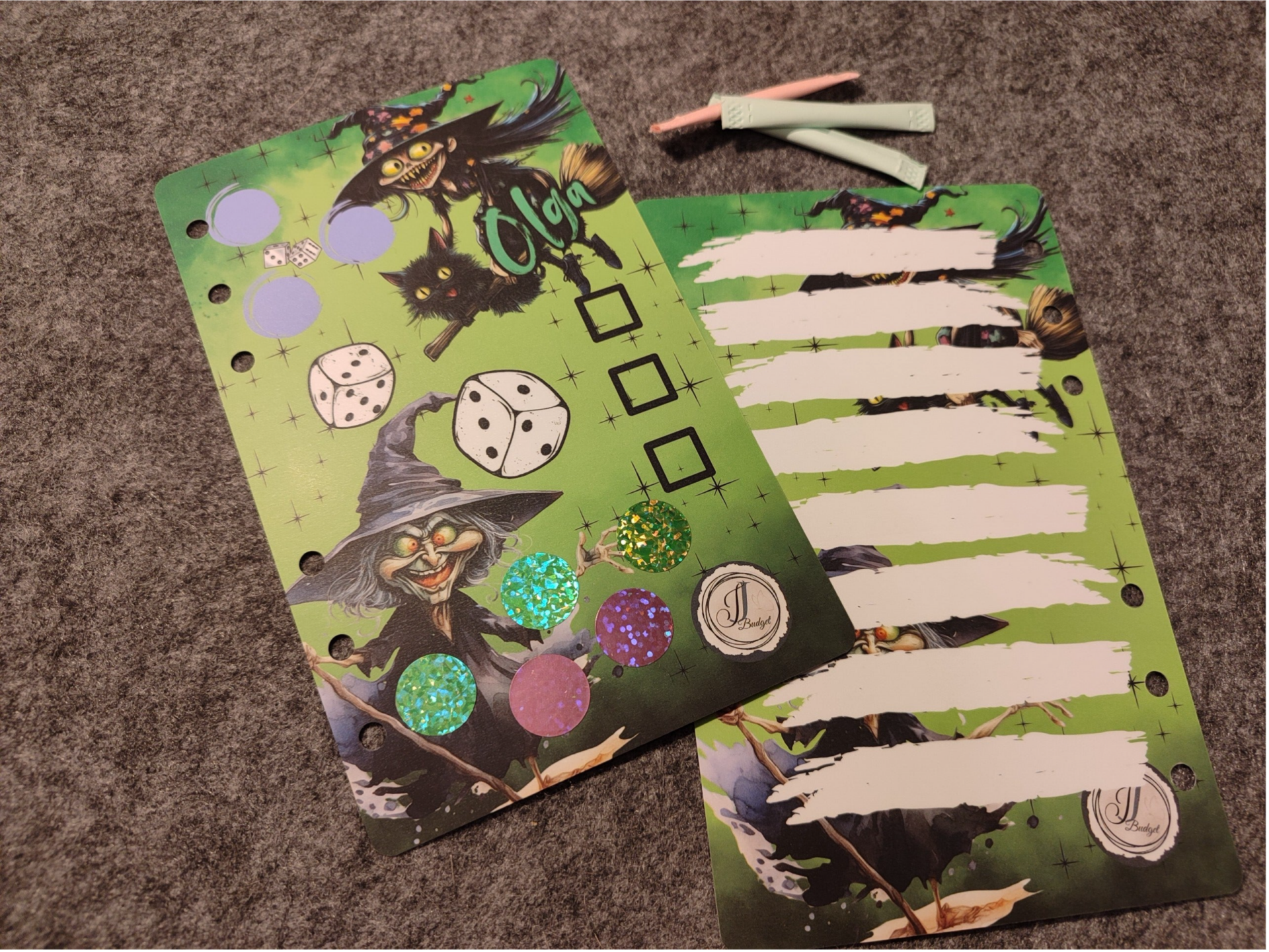 Hexe Olga  - Einheftchallenge