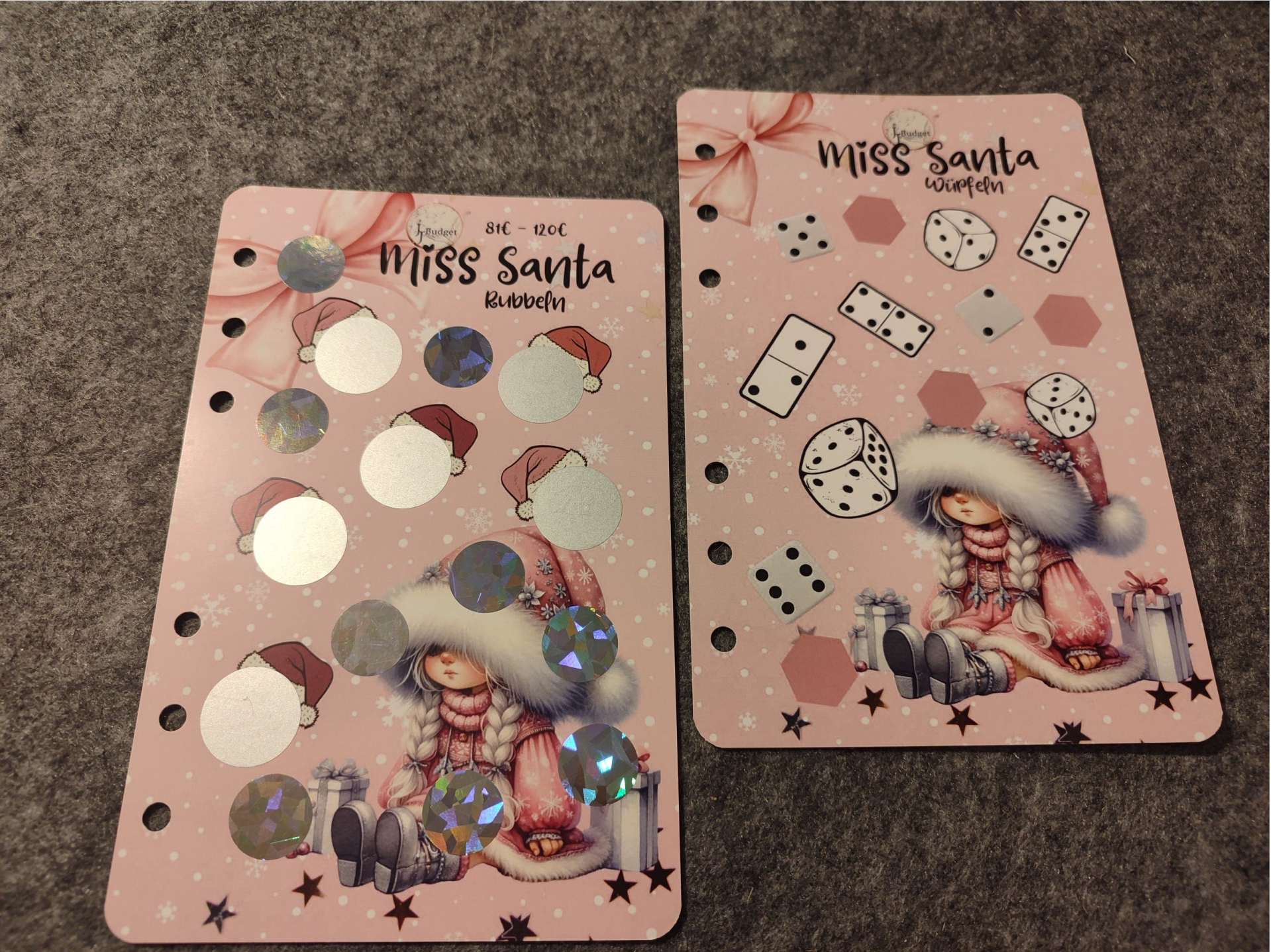 Einheftchallenge Miss Santa