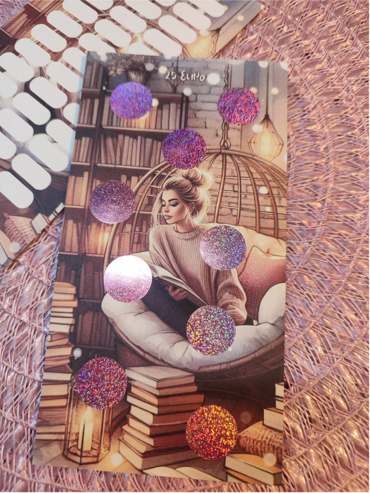 Büchermädchen - A6- Rubbeln