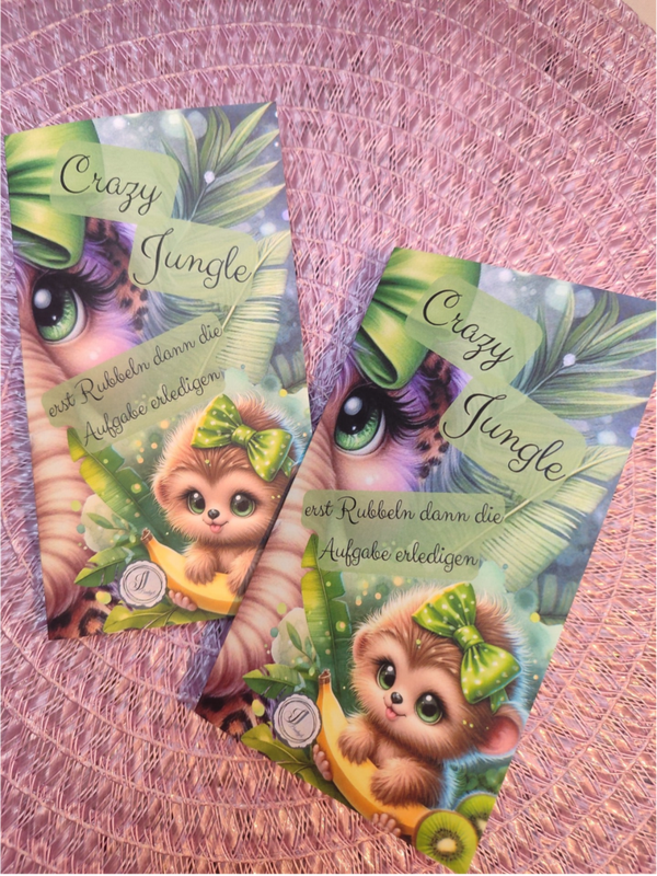 Jungle - 3 er Klappkarte