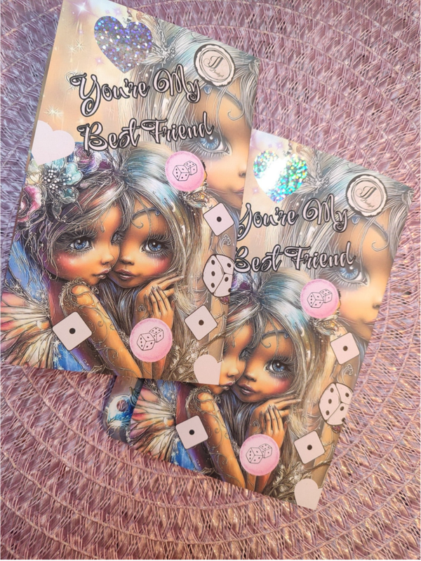 Freunde -  Einheft - Klappkarte