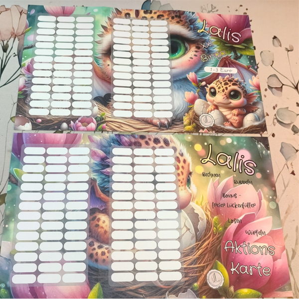 Lalis  - Klappkarte - Drachenreihe 2.0