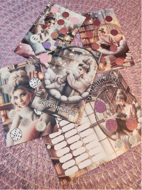 Büchermädchen- A7 -  Set