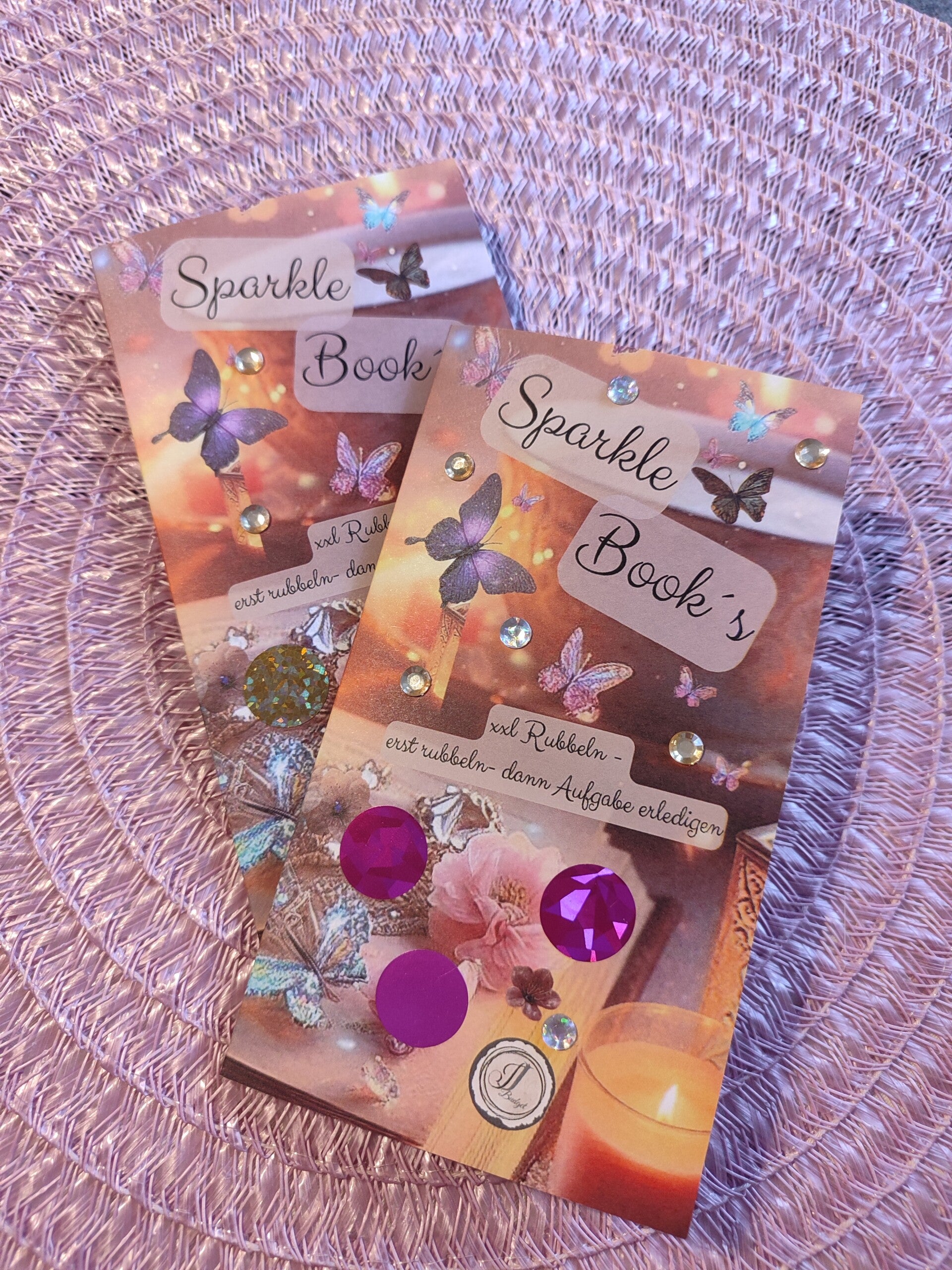 Sparkle Books - A6 Klappkarte