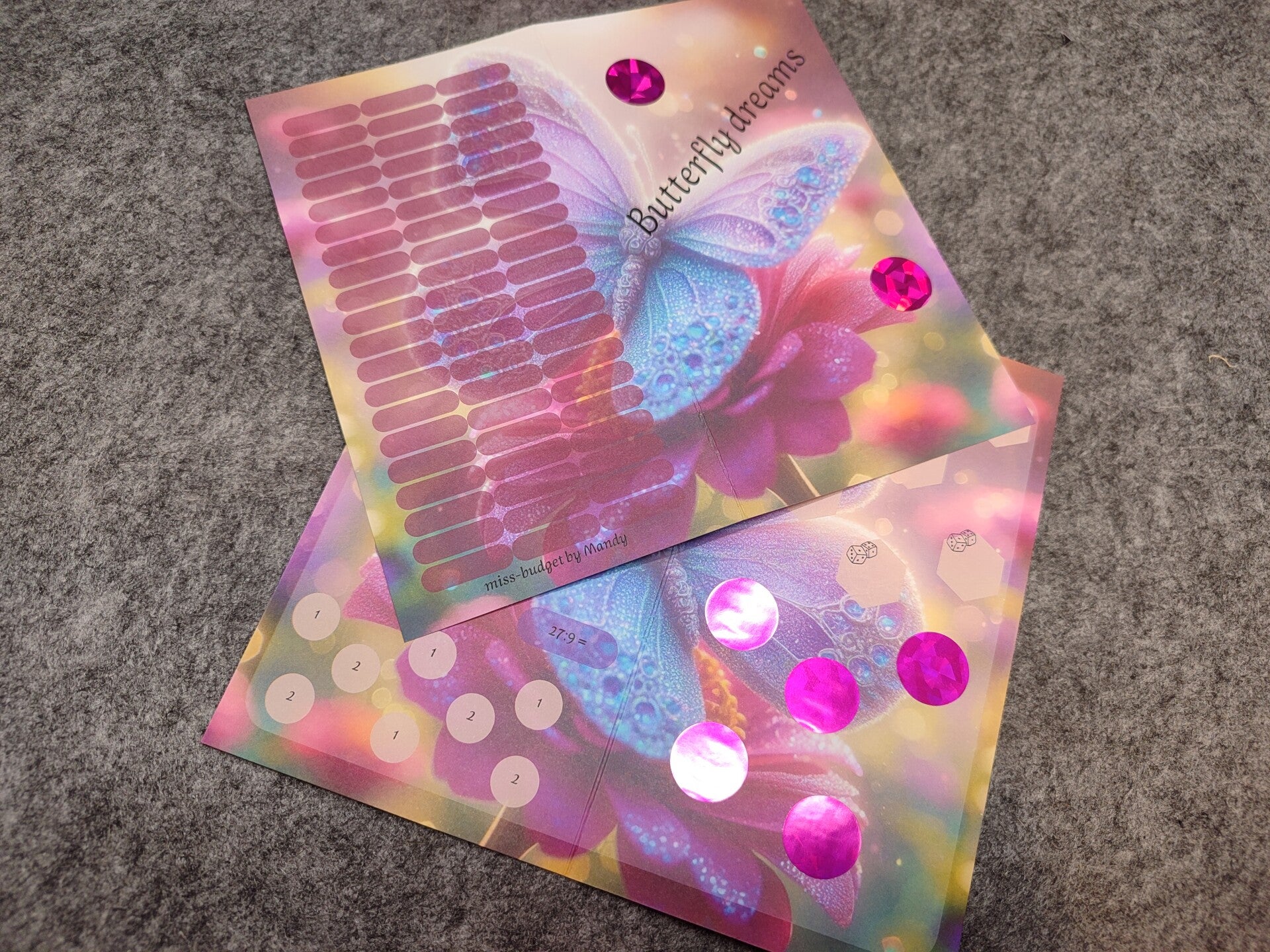 Butterly dreams - A6 Klappkarte