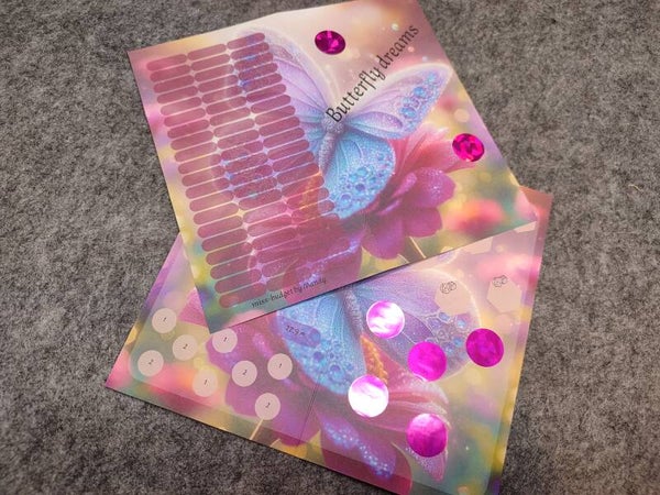 Butterly dreams - A6 Klappkarte