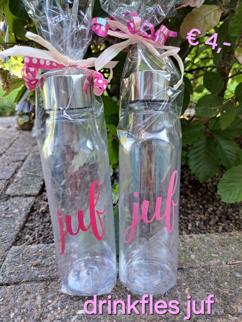 drinkfles juf