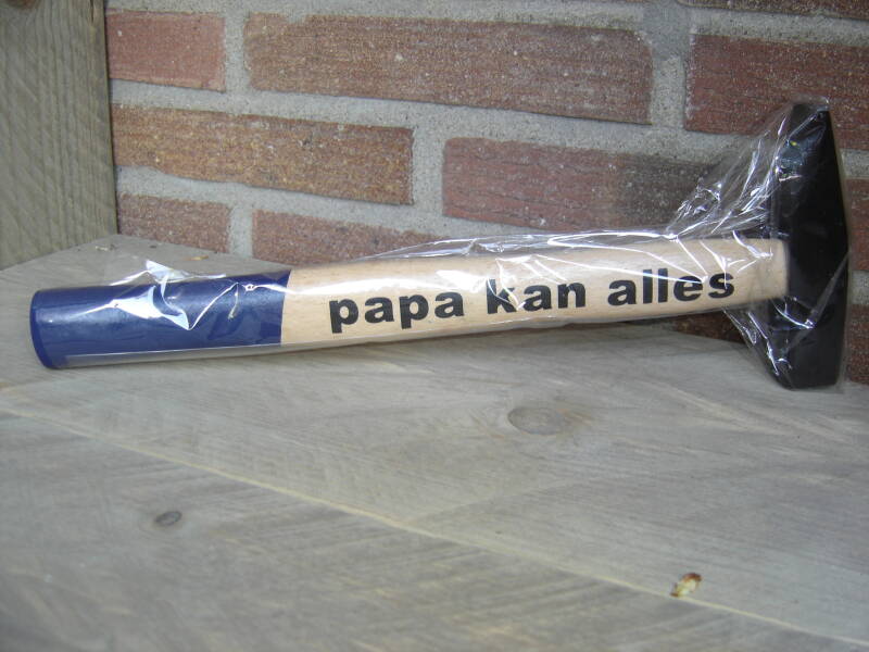 hamer met tekst