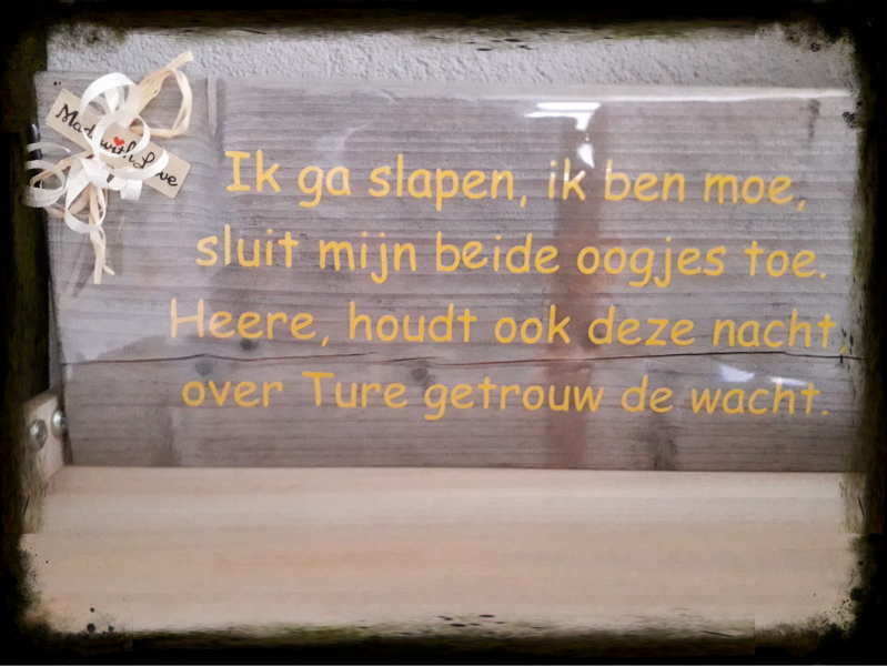 ik ga slapen, ik ben moe