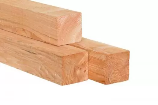 Douglas Paal 100 x 100 mm 100 x 100 mm, Douglas, Fijnbezaagd  .Vanaf €21,45