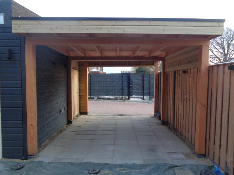 Douglas carport maatwerk Zuid Holland