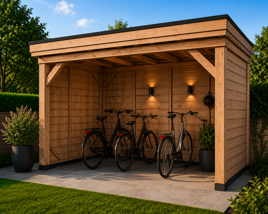 Fiets overkapping
