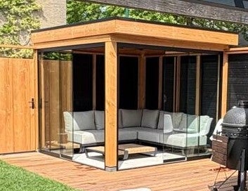Uitbreiden met wanden of glas