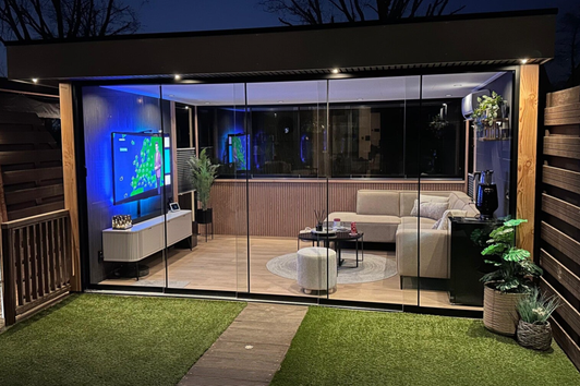 Tuinkamer met glas in Zoetermeer