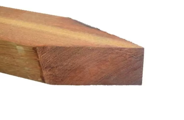 Hardhouten paal Azobe 60 x 60 mm
