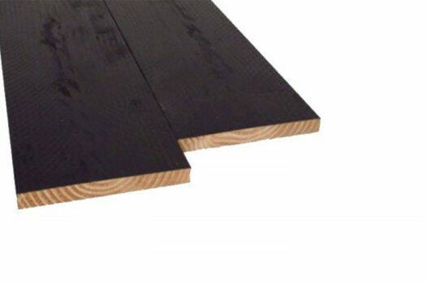 Douglas Plank 22 x 200 - Zwart Geïmpregneerd 22 x 200 mm