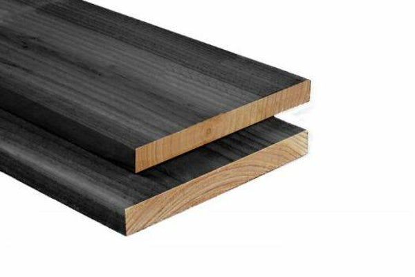 Douglas Zwarte Plank 25 x 275 mm  Zwart Geïmpregneerd