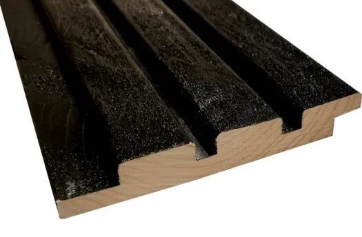 Detail van Rombusprofiel zwart