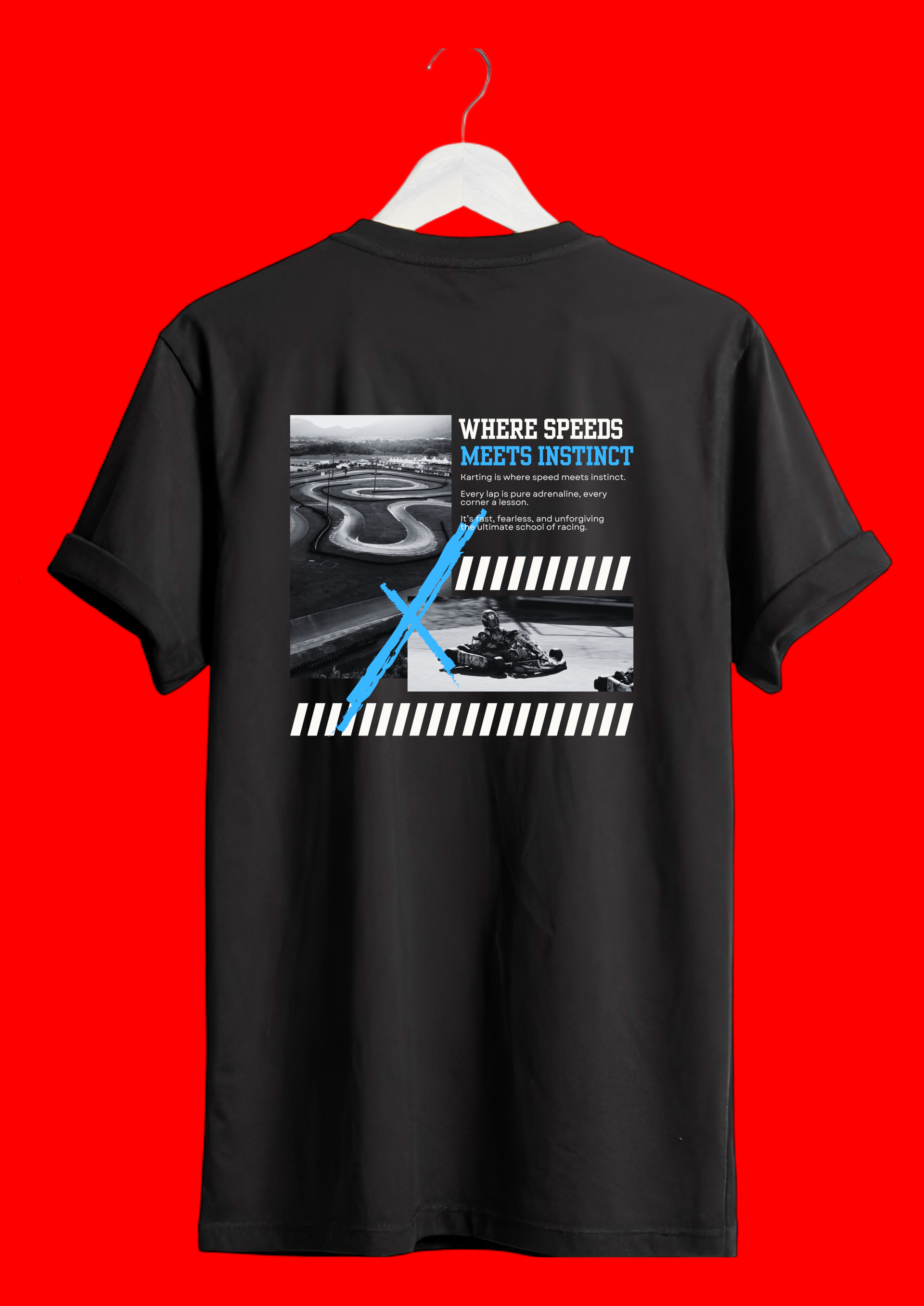 SPEED MEETS INSTICT - T-Paita