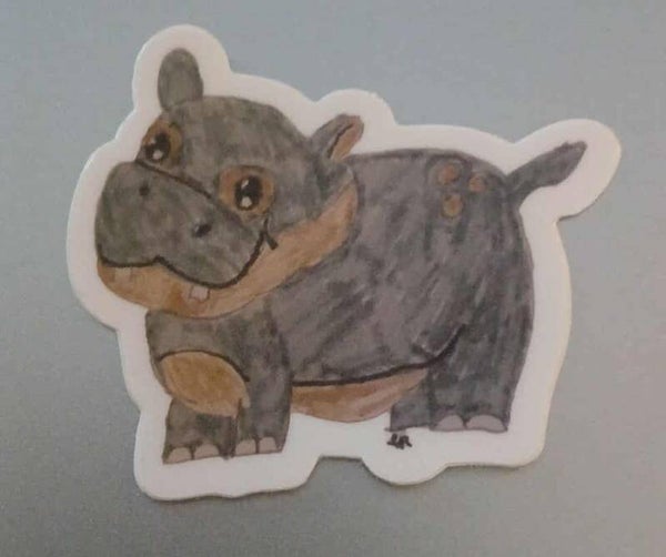 Snappers the Hippo sticker