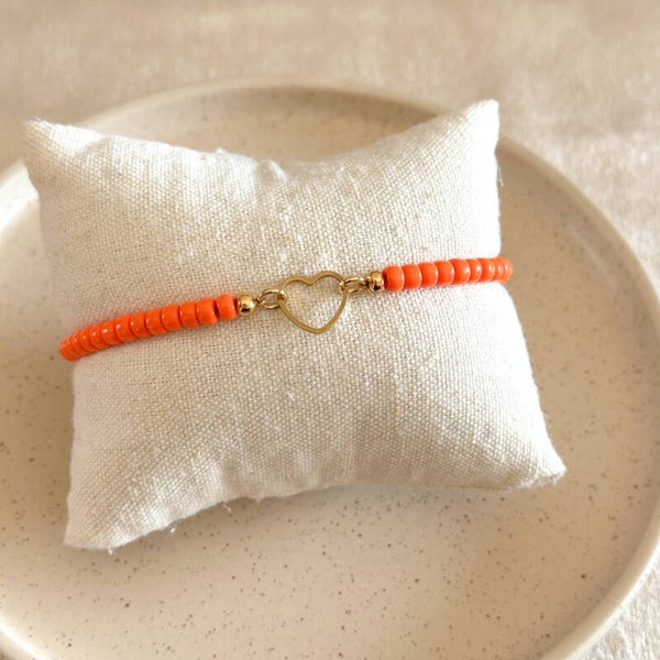 Miyuki Armbandje - Oranje