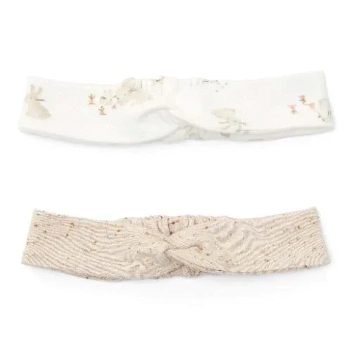 2-pack haarbanden - Zand - Newborn Naturals - Baby Bunny