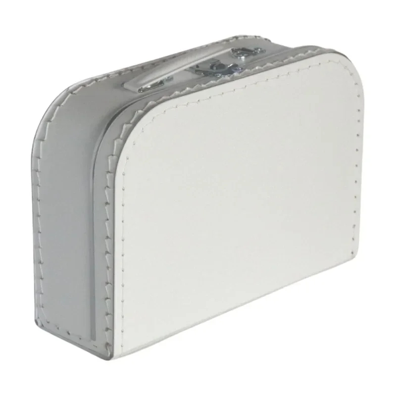 Koffertje 25 cm - 35 cm wit