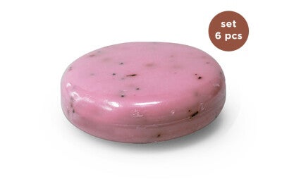 Zeep schijf sugar pink 6 st.