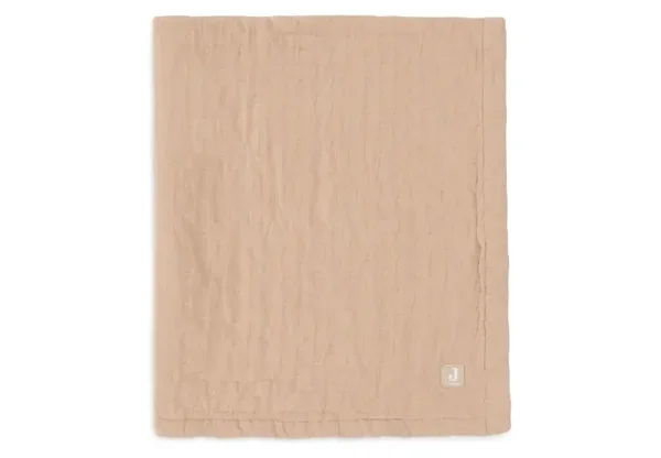 Deken Hydrofiel 75x100cm Jacquard - Biscuit - GOTS