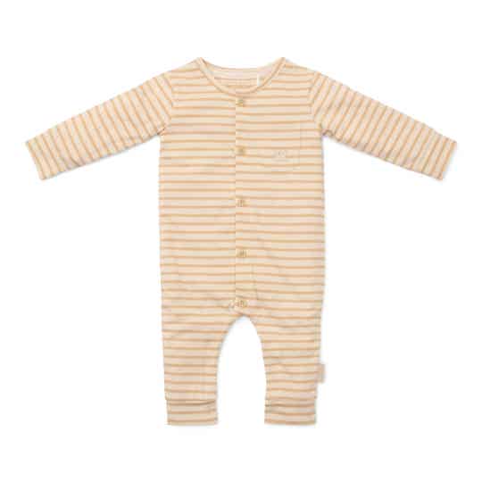 Eendelige Pyjama Natural Stripes