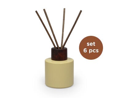 Glazen rond flesje vanille