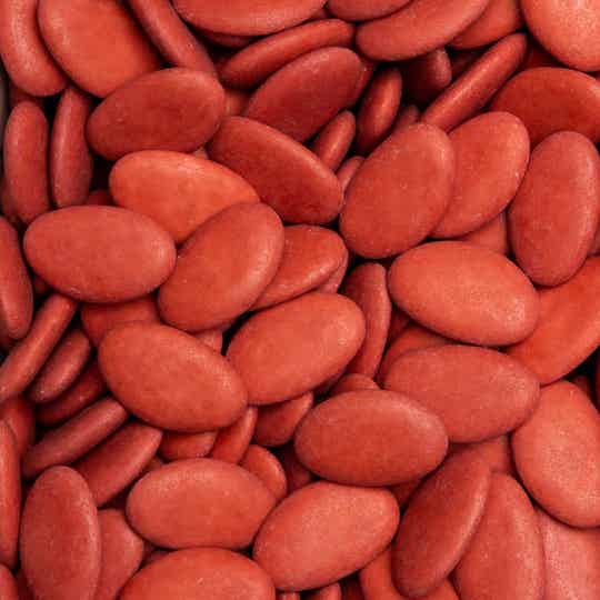 Suikerbonen velvet red - DB