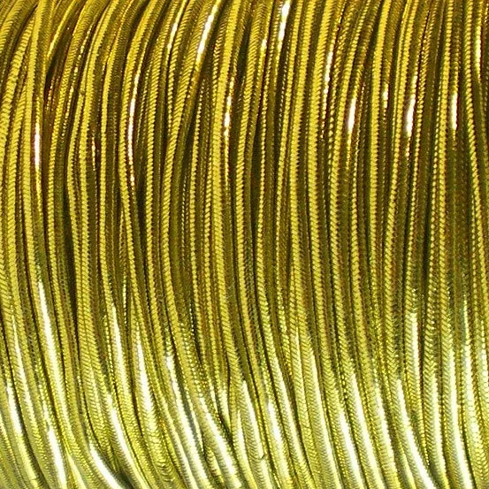 Elastisch koord per meter - goud