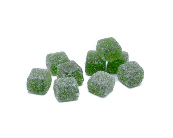 Jelly cubes groen