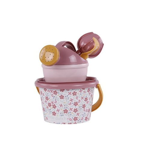 Strandset Pink Flowers set van 5
