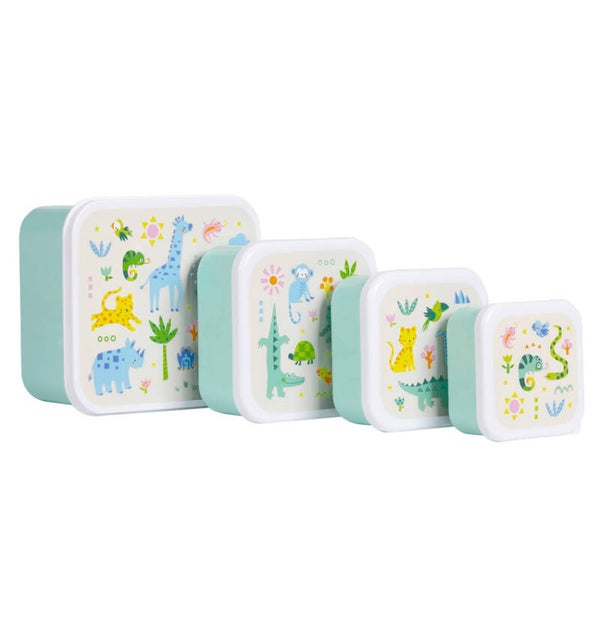 Lunch & snack box set: Jungle