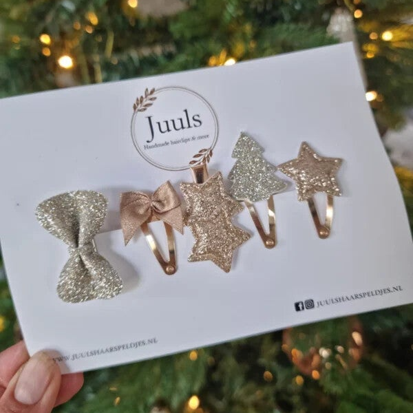 Kerst speldjes - Goud