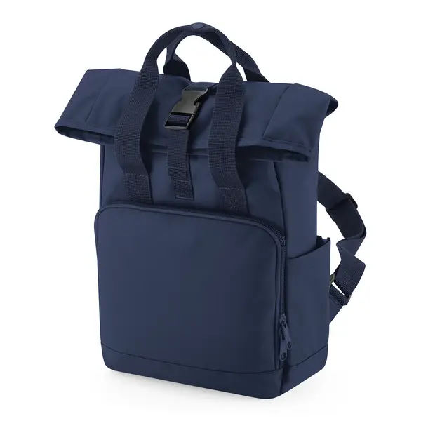 Roltop rugzak marine blauw