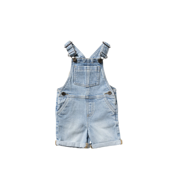 Light Blue Denim | Short Dungarees | Denim Light Blue
