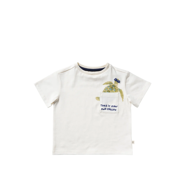 Take It Slow | Oversized Tee | Antique White